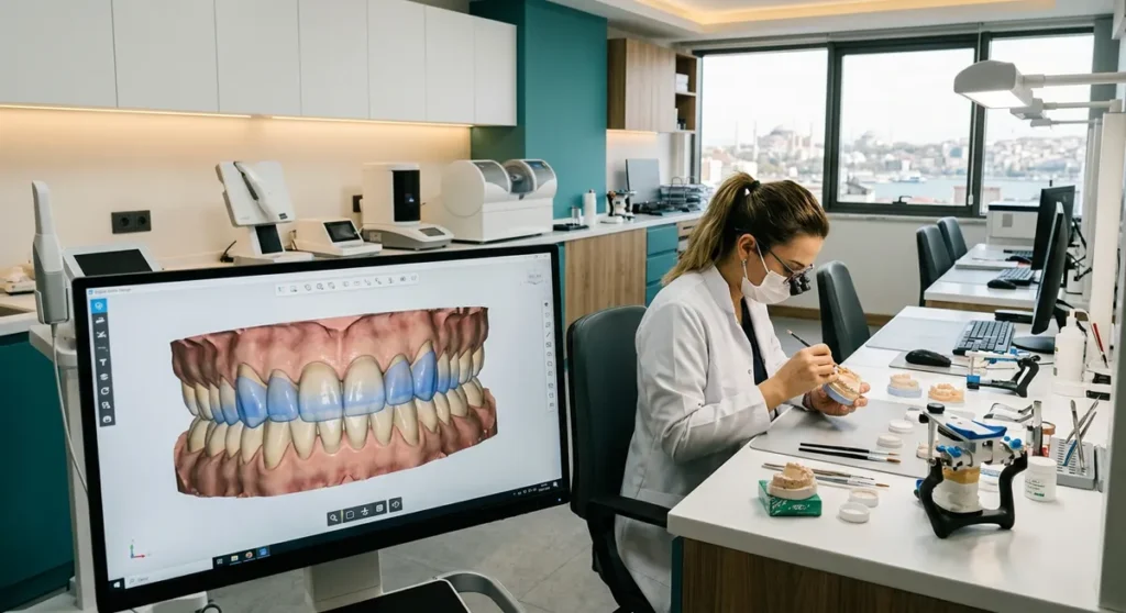 Patient consultation for aesthetic dentistry in Istanbul