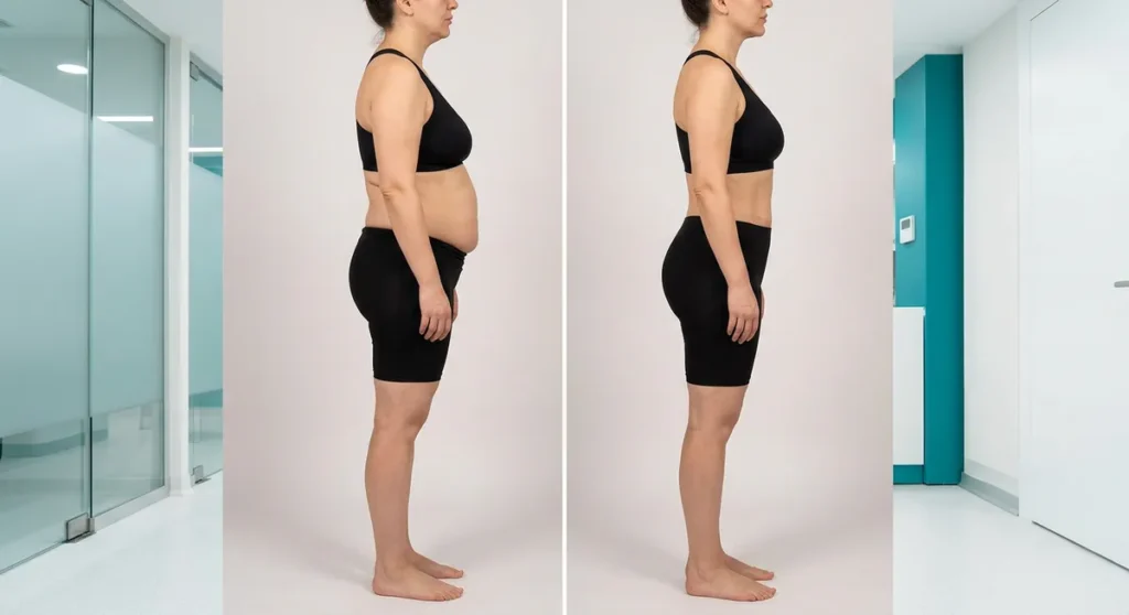 Non-invasive body sculpting treatment session