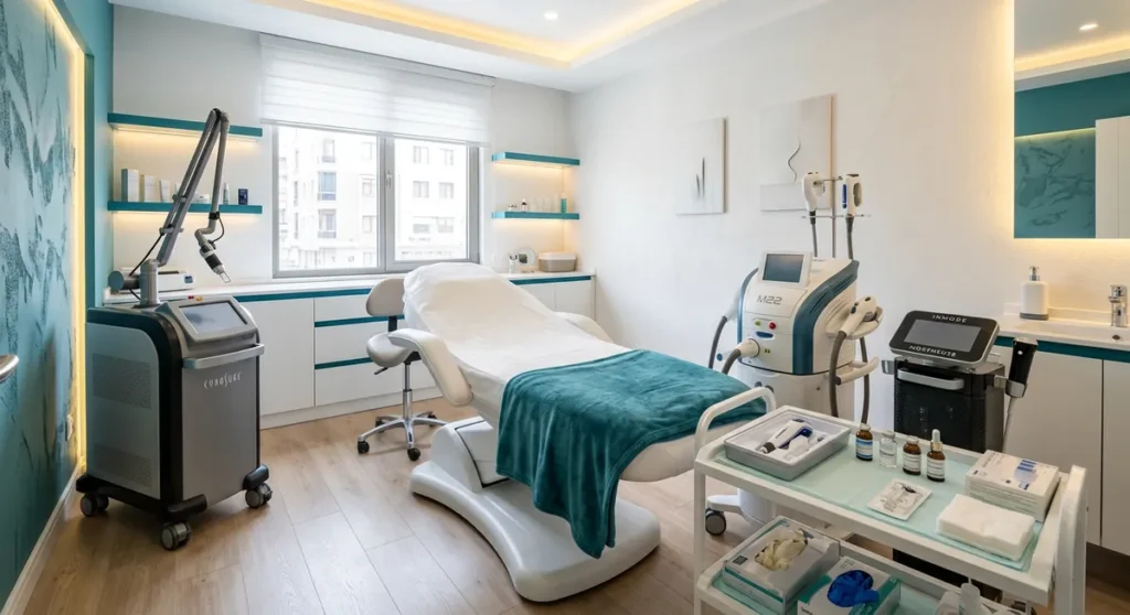 Before and after skin rejuvenation results